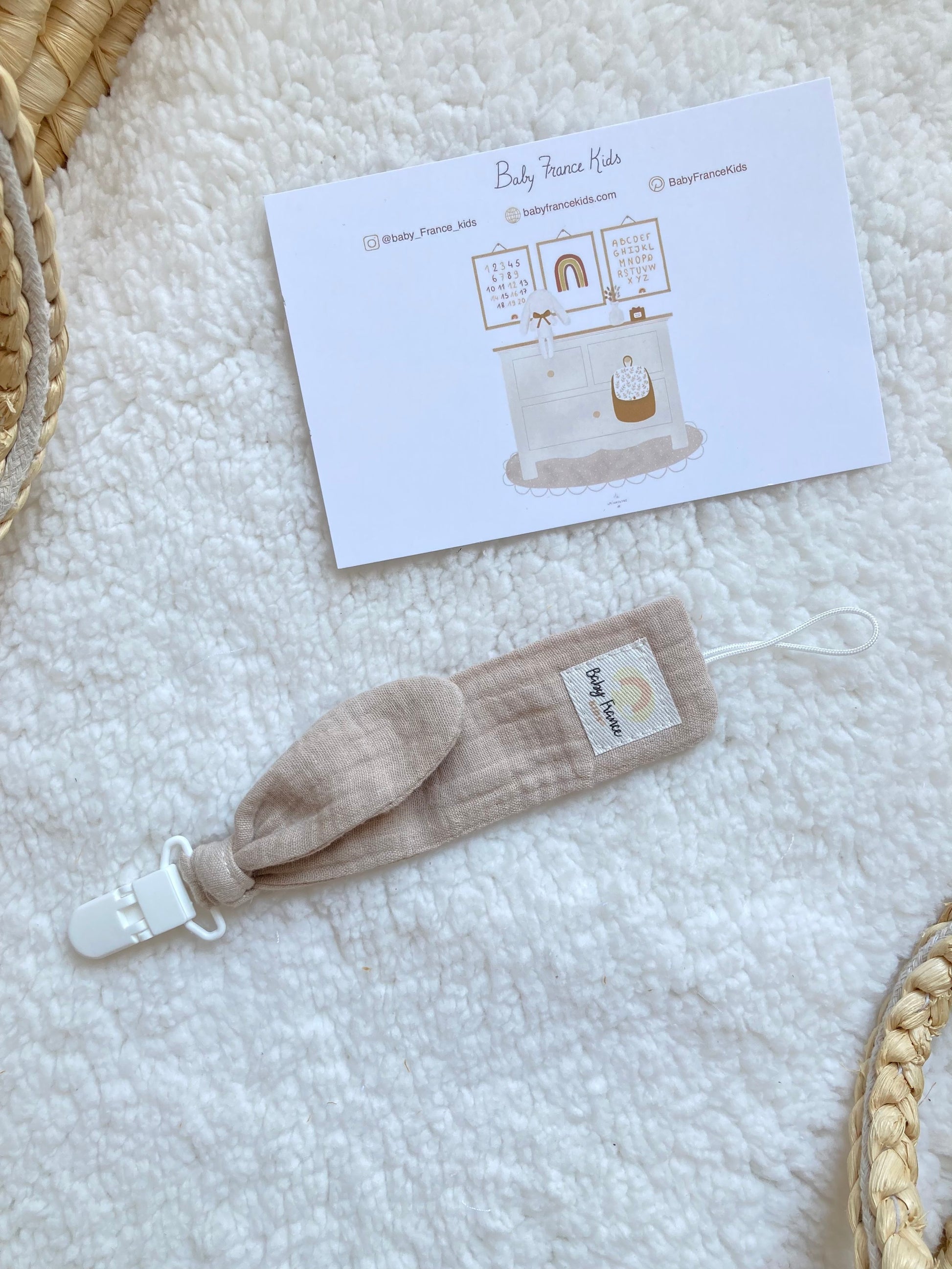 Attaches tétines Gaze de coton-SQ9943853