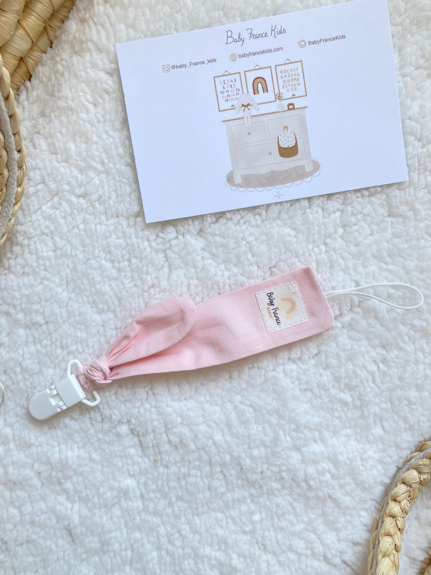 Mini box ROSE anneau dentition et attache tétine-SQ7847745