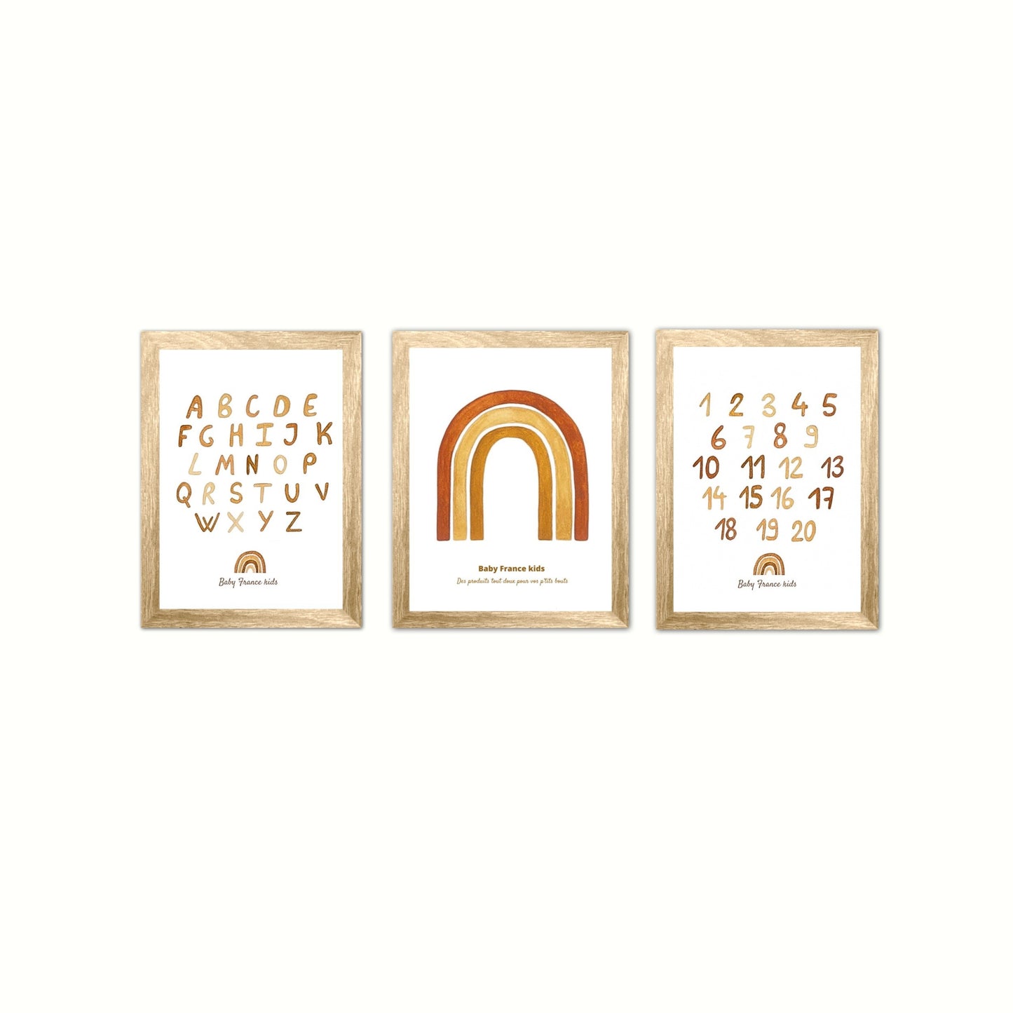 Trio d'affiches A4