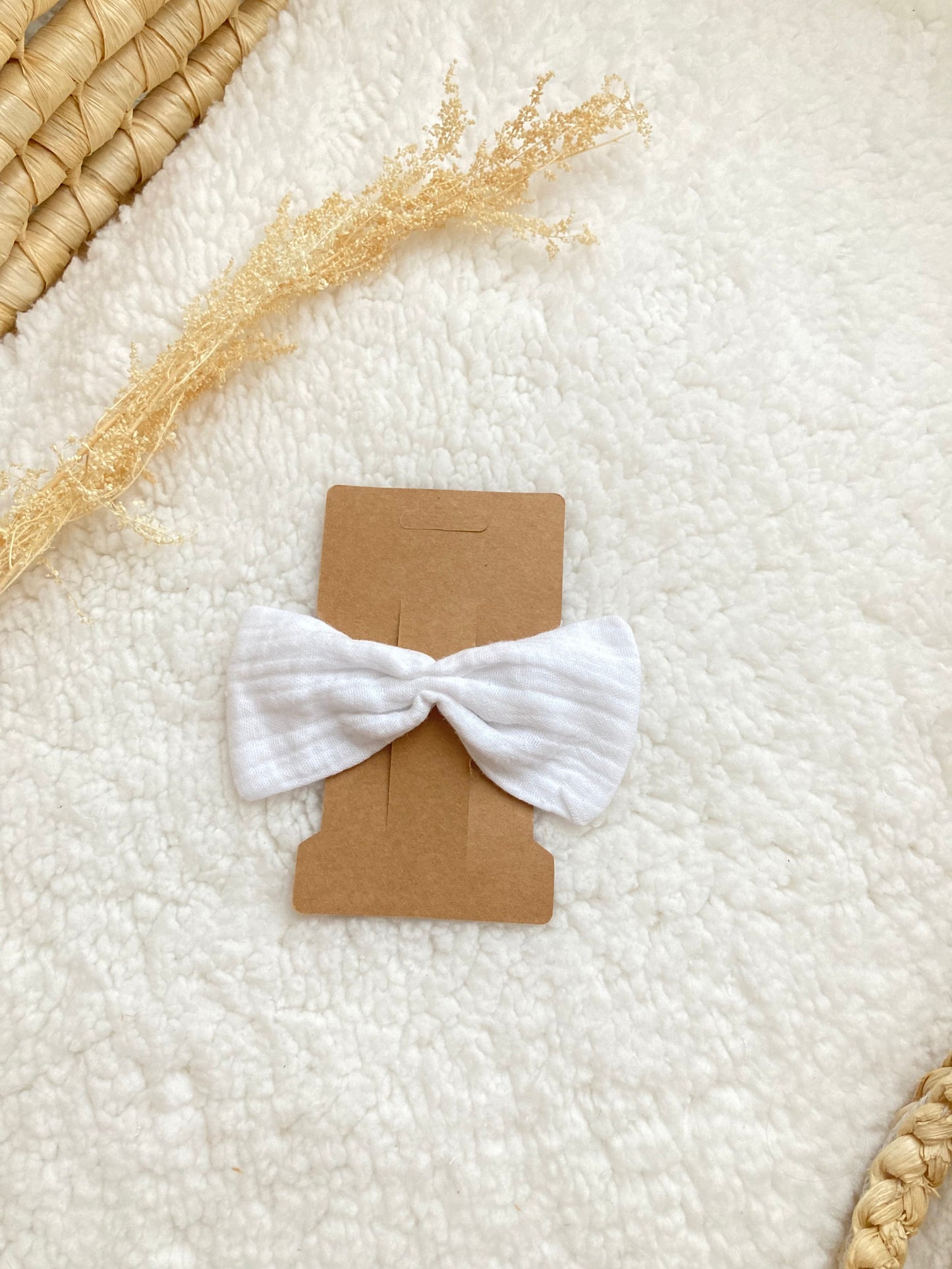 Barrettes noeuds GAZE DE COTON-SQ2559801