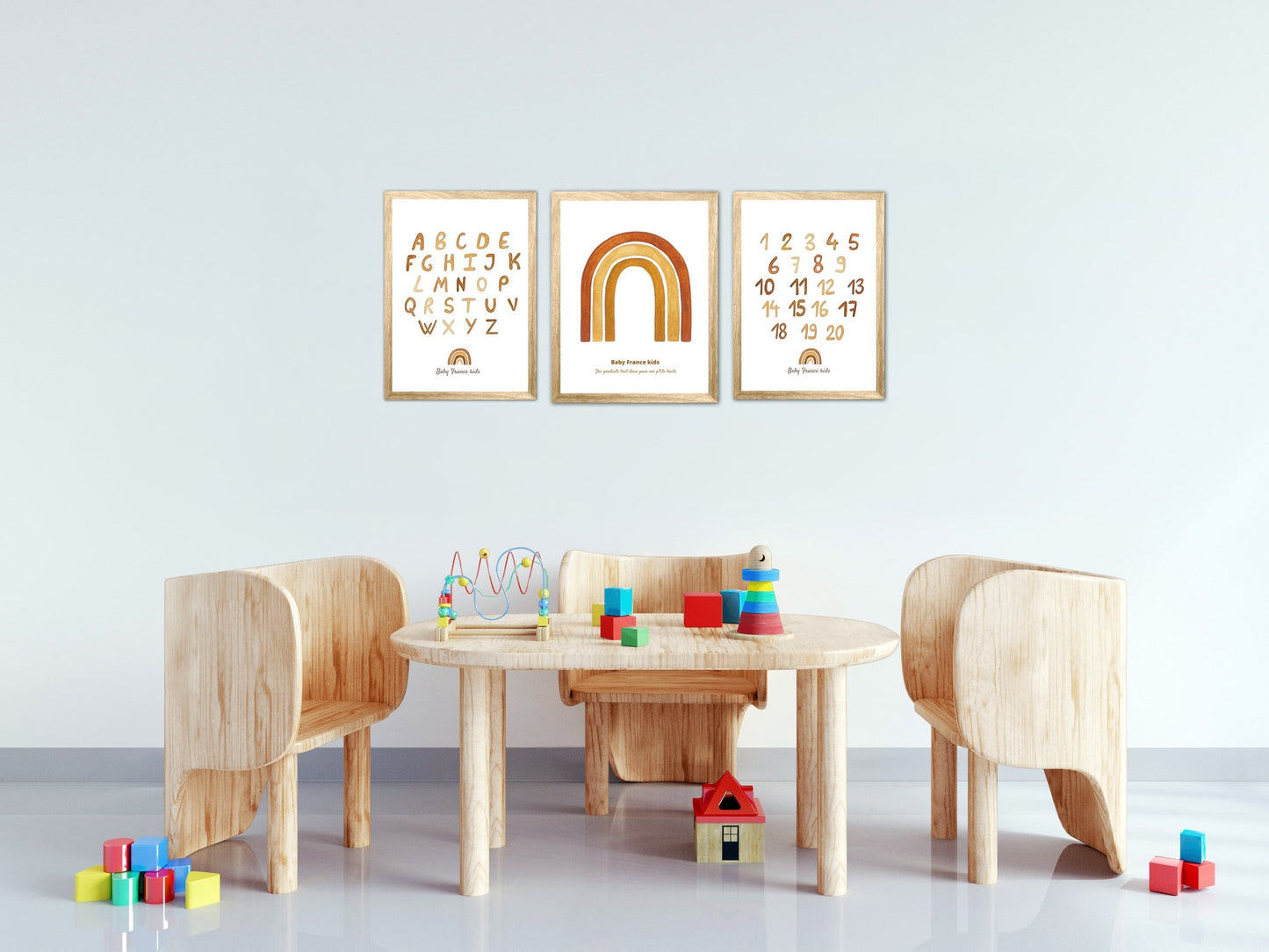 Trio d'affiches A4