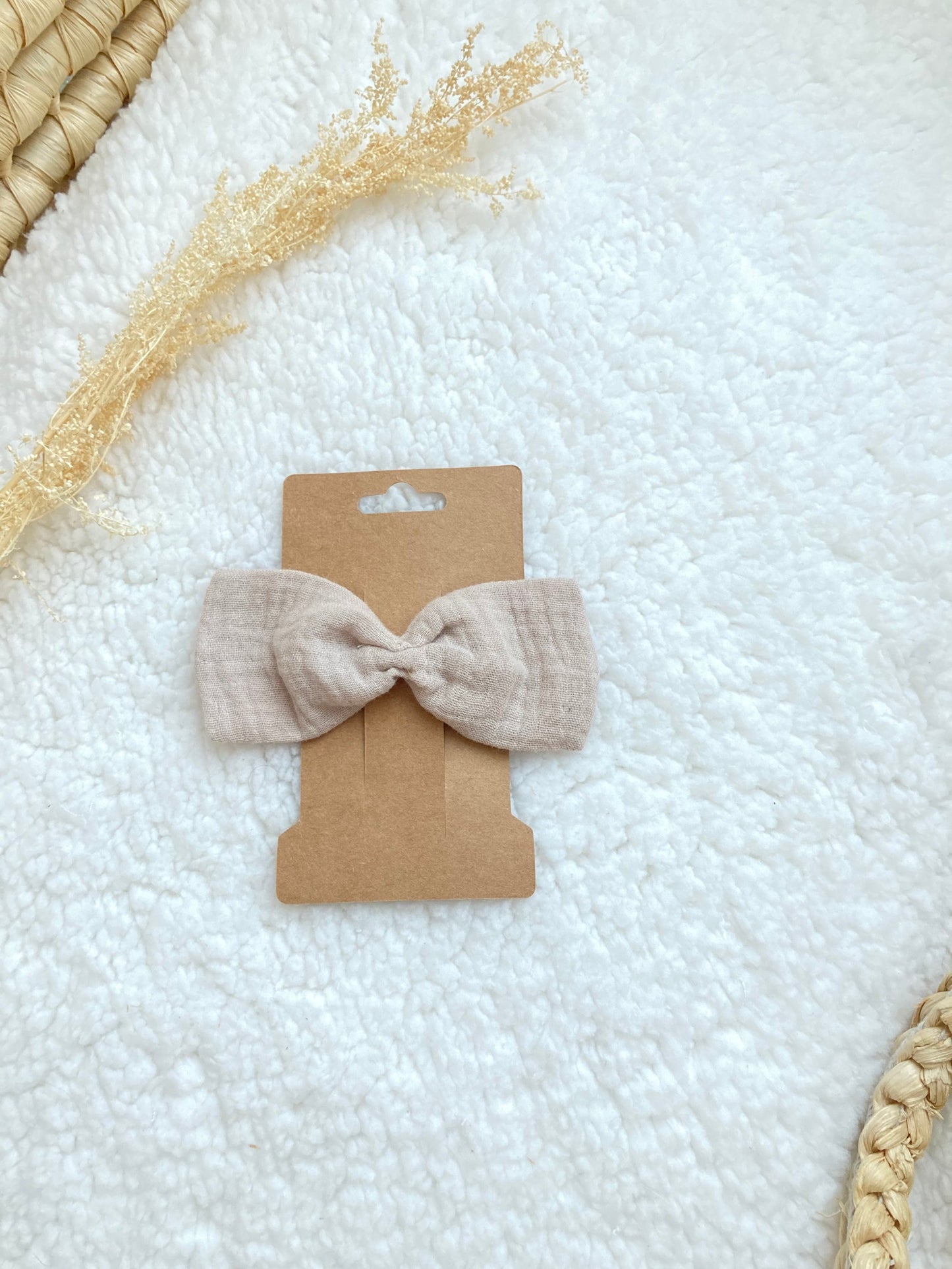 Barrettes noeuds GAZE DE COTON-SQ2559801